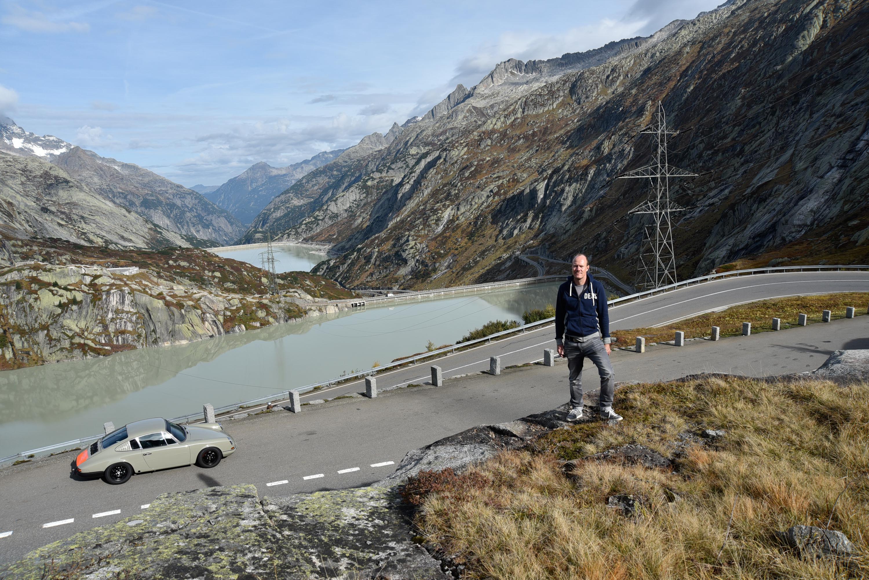 Hot-Rodded Porsche 911 in the Swiss Alps