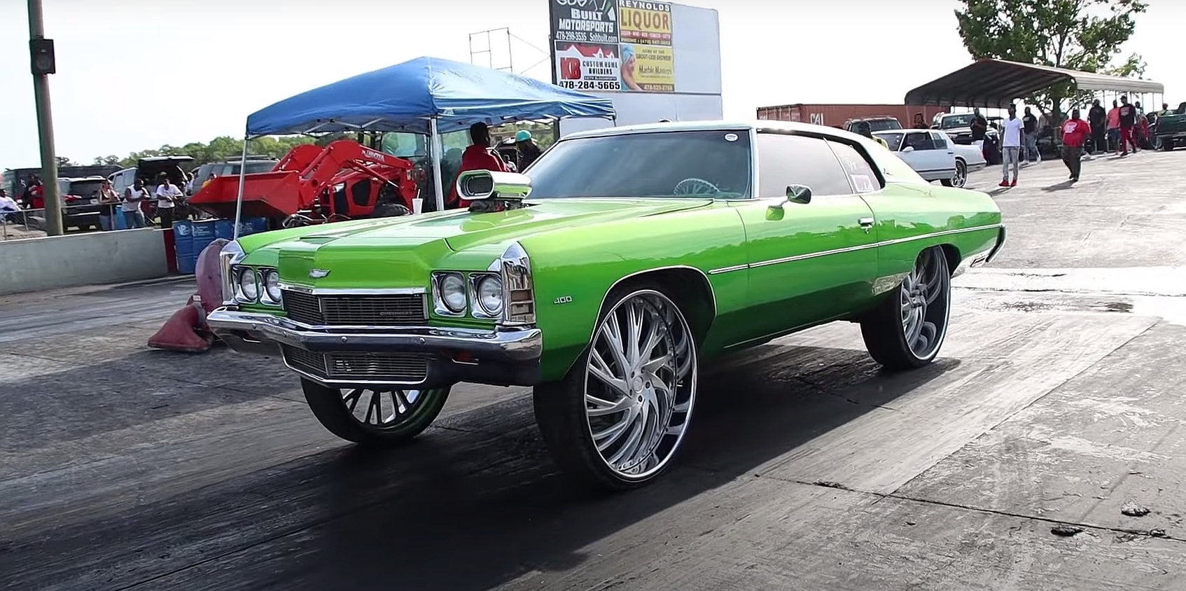 1400hp 1972 Chevrolet Impala Donk on 30-Inch Wheels