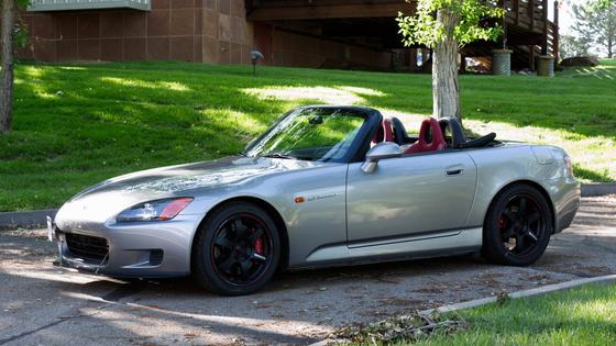 Modified 2001 Honda S2000 with Volk Racing Wheels