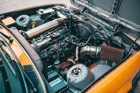 B48-Swapped BMW E30 in Bahama Gold