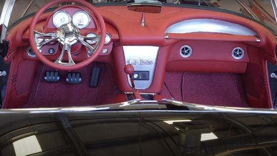 572 Big Block 1958 Chevrolet Corvette with Custom Red Interior