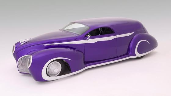 Custom 1939 Lincoln Zephyr with Harley-Davidson Sportster