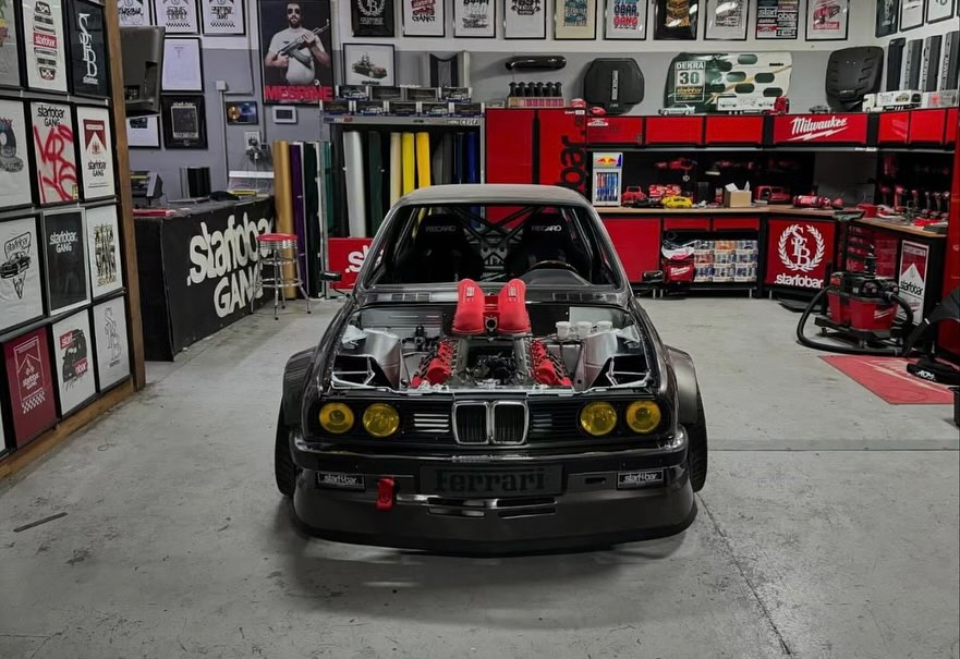 Ferrari Engine Swapped BMW E30