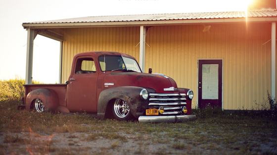 1949 Chevy 3100 Pickup by Larry Fitzgerald