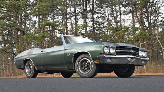 Rare-Optioned 1970 Chevrolet Chevelle SS 396 Convertible