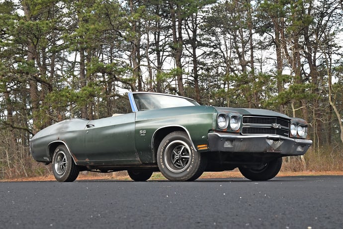 Rare-Optioned 1970 Chevrolet Chevelle SS 396 Convertible