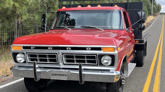 1977 Ford F-350 Custom Dually Flatbed Dump Truck