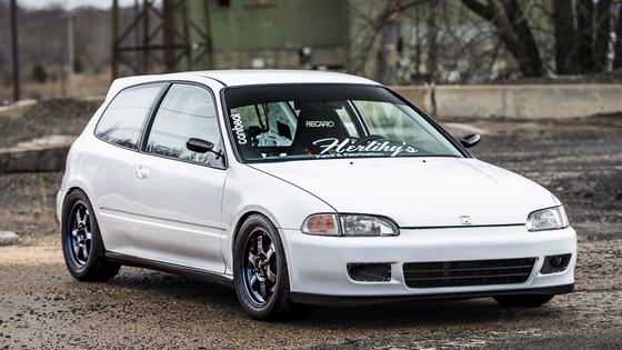 1993 Honda Civic CX "Nine Lives" by Mike Jardel