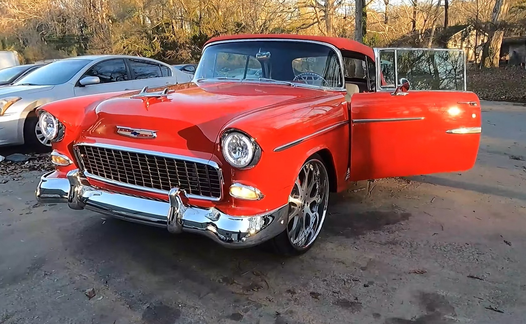 LS3-Powered 1955 Chevrolet Bel Air Restomod with Forgiato Wheels