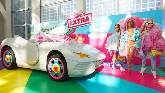 Custom Barbie-Themed Fiat 500e Convertible