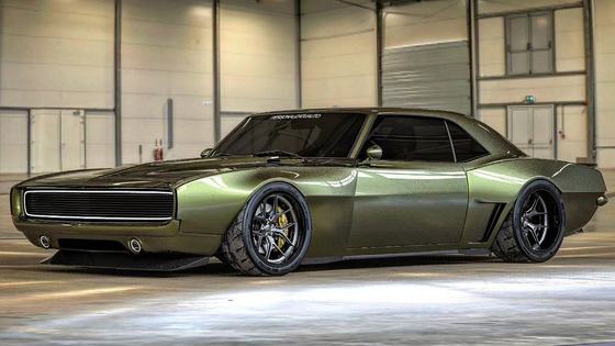 Rendered 1969 Chevy Camaro Restomod Concept