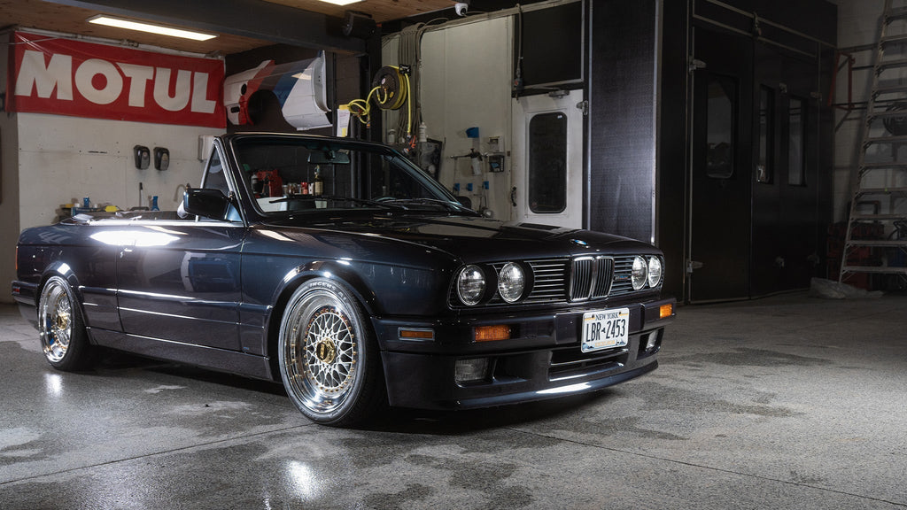 MTech 2 BMW E30 Cabriolet with CAtuned Coilovers
