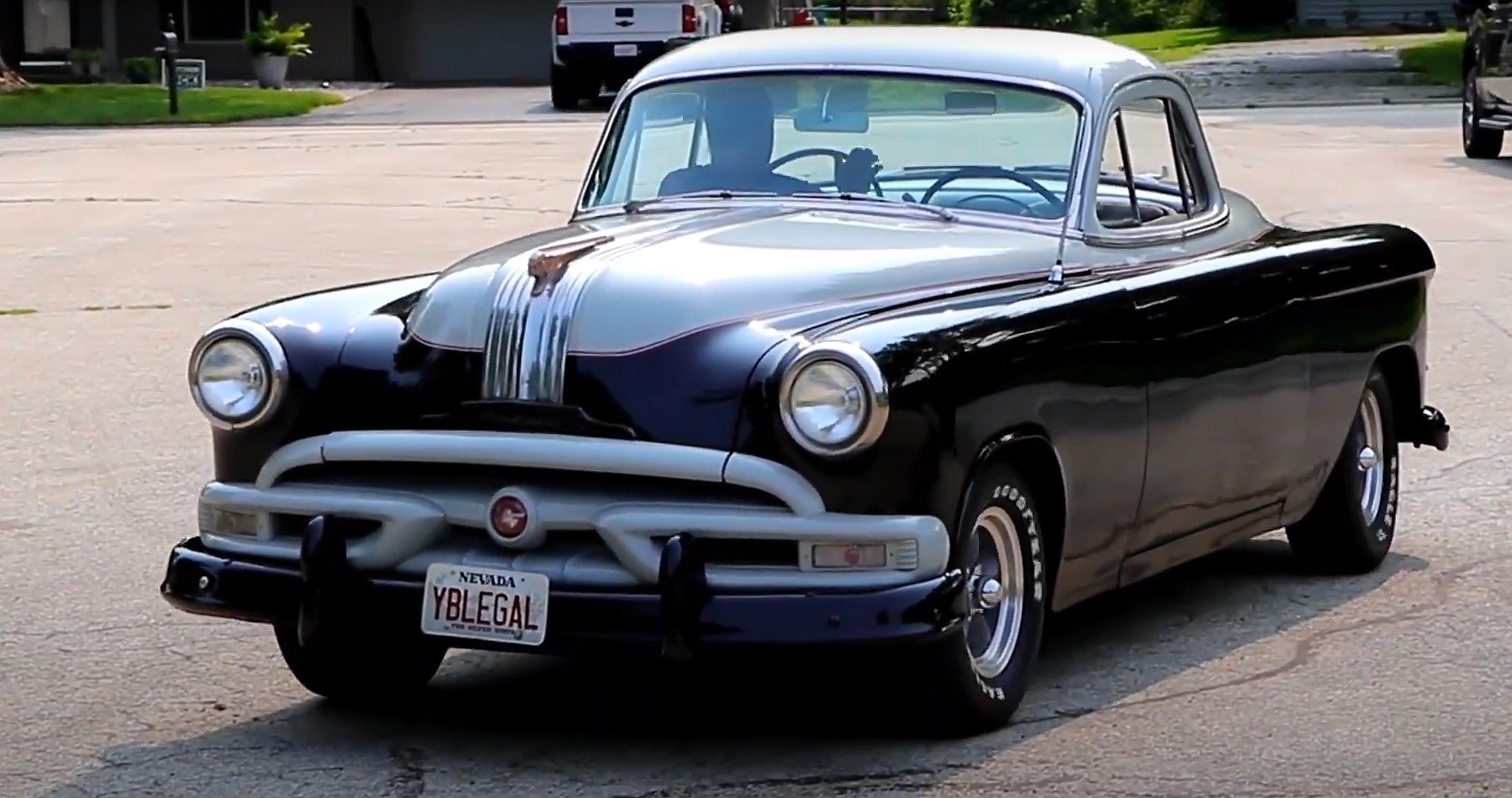 Dual-Front 1953 Chevrolet Bel Air with Two Steering Wheels