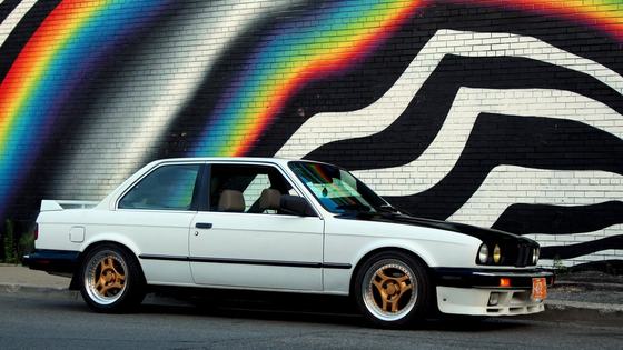 BMW E30 with Super Advan Wheels in Detroit
