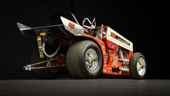 Nitro-Powered Allis-Chalmers 416 Lawn Tractor Dragster