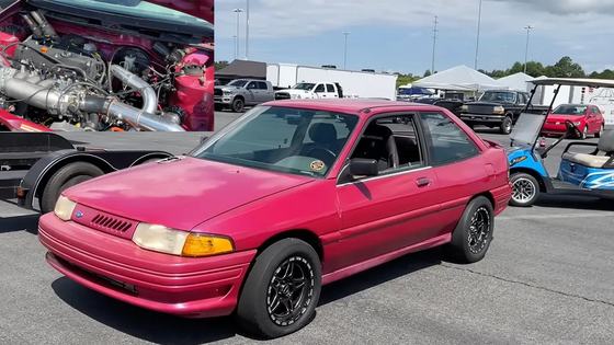 571hp K24-Swapped AWD Ford Escort