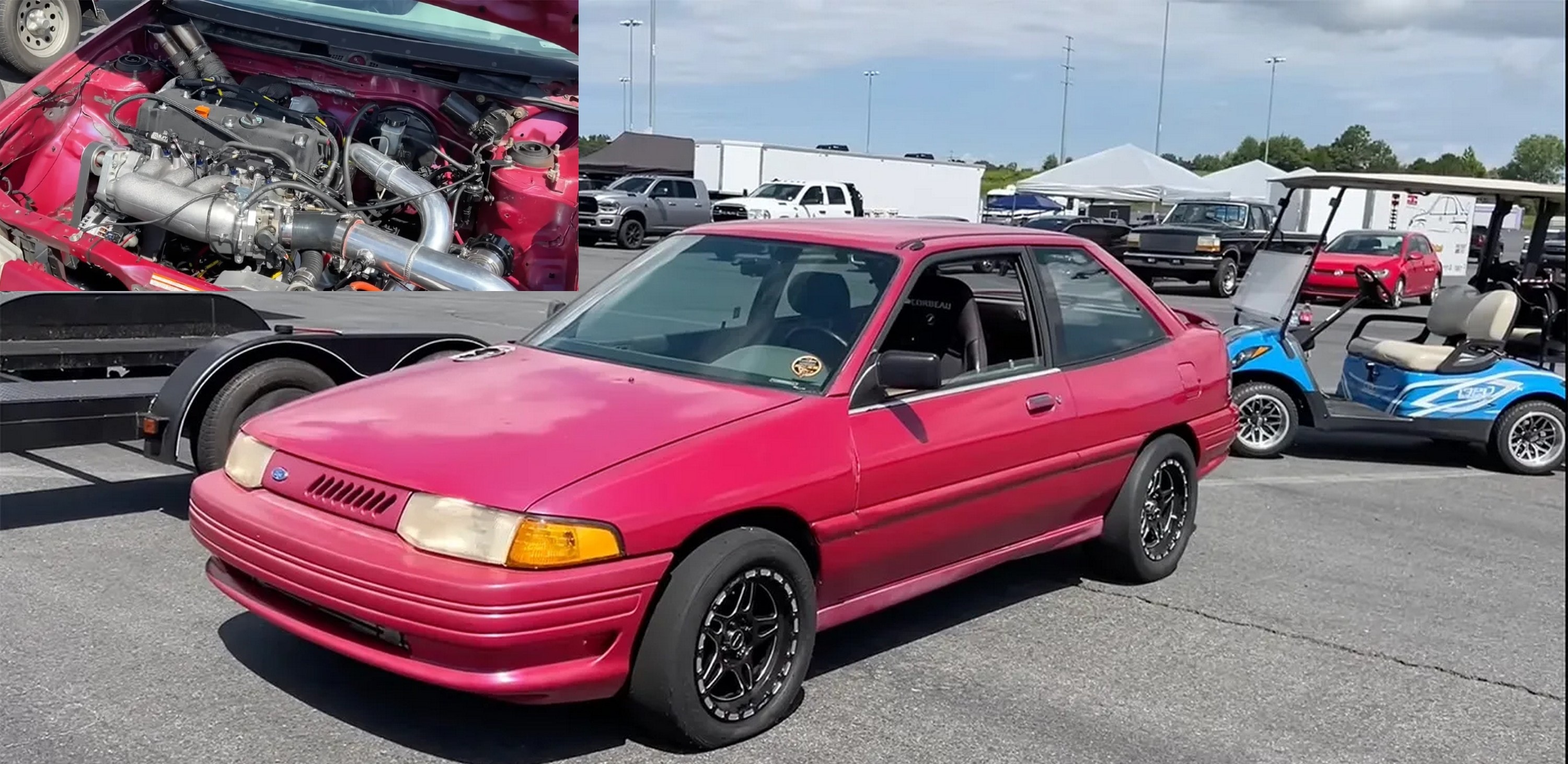 571hp K24-Swapped AWD Ford Escort