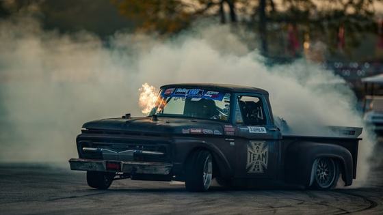 1000hp Twin-Turbo 1964 Ford F-100 Drift Truck