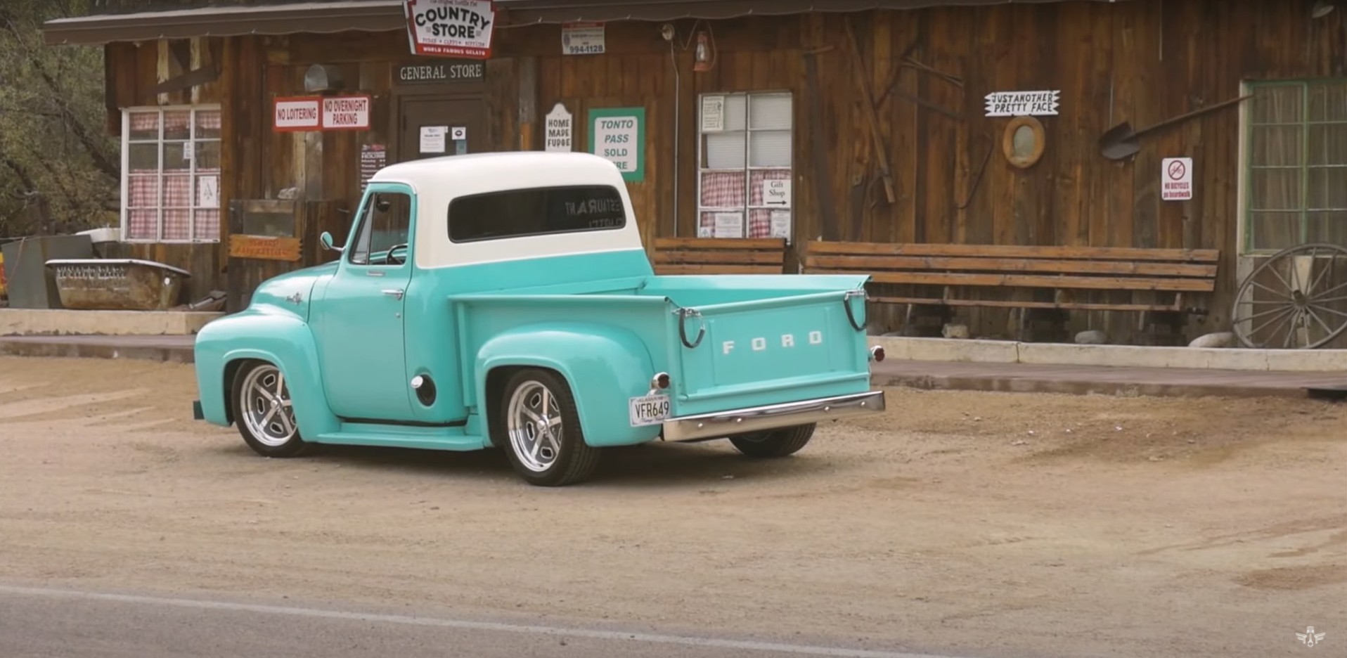 Coyote-Swapped 1955 Ford F-100 by Fat Fender Garage