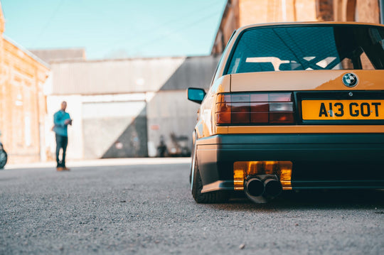 B48-Swapped BMW E30 in Bahama Gold