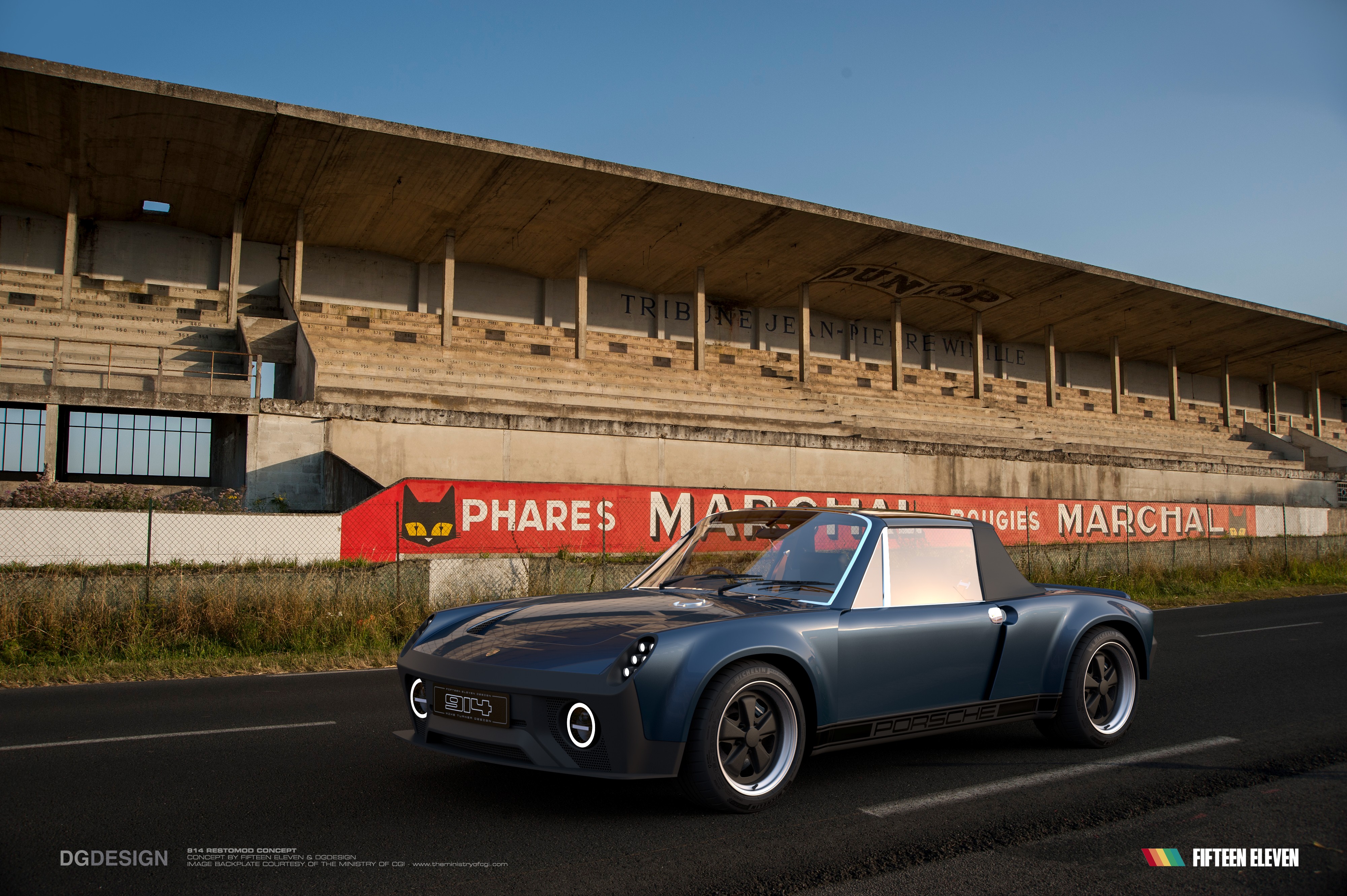 Widebody Porsche 914 with Cayman S Boxer Engine