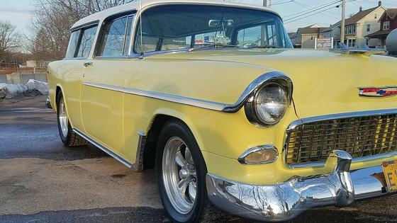 Restomod 1955 Chevrolet Nomad with Modern V8