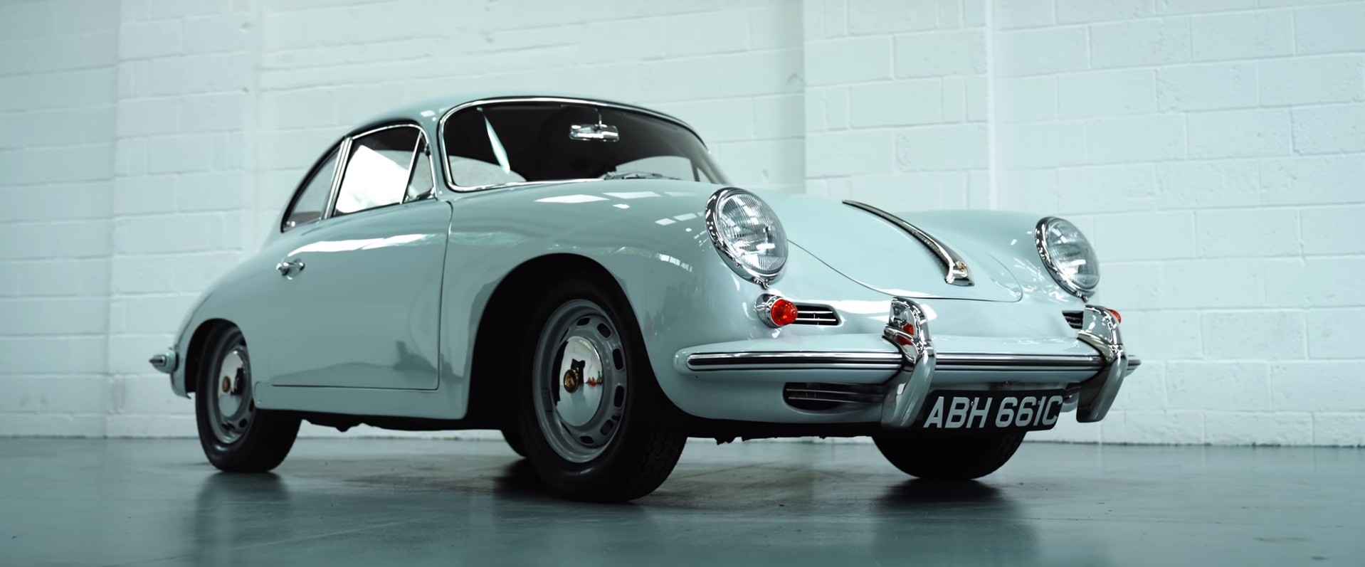 Electric Porsche 356 Restomod with Manual Transmission