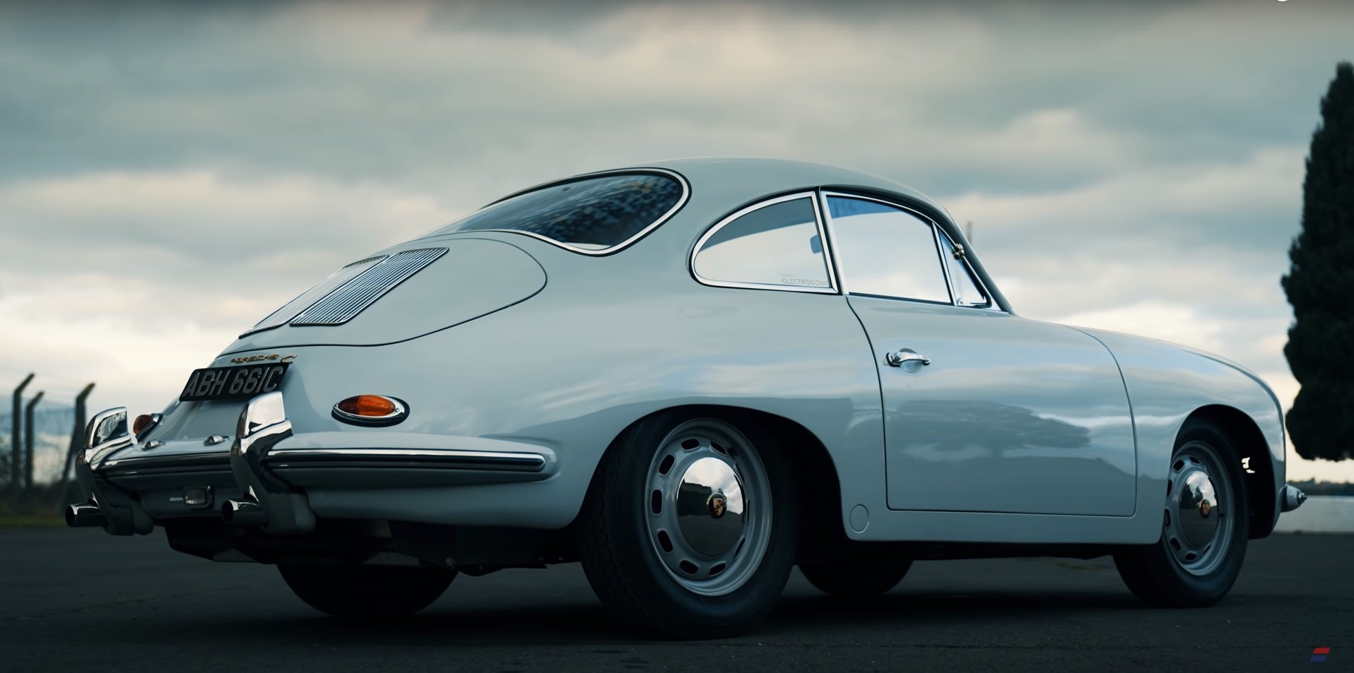 Electric Porsche 356 Restomod with Manual Transmission