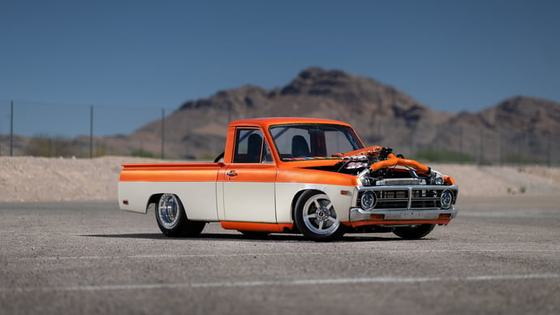Twin-Turbo LS-Swapped 1972 Ford Courier Drag Truck