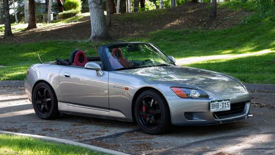 Modified 2001 Honda S2000 with Volk Racing Wheels