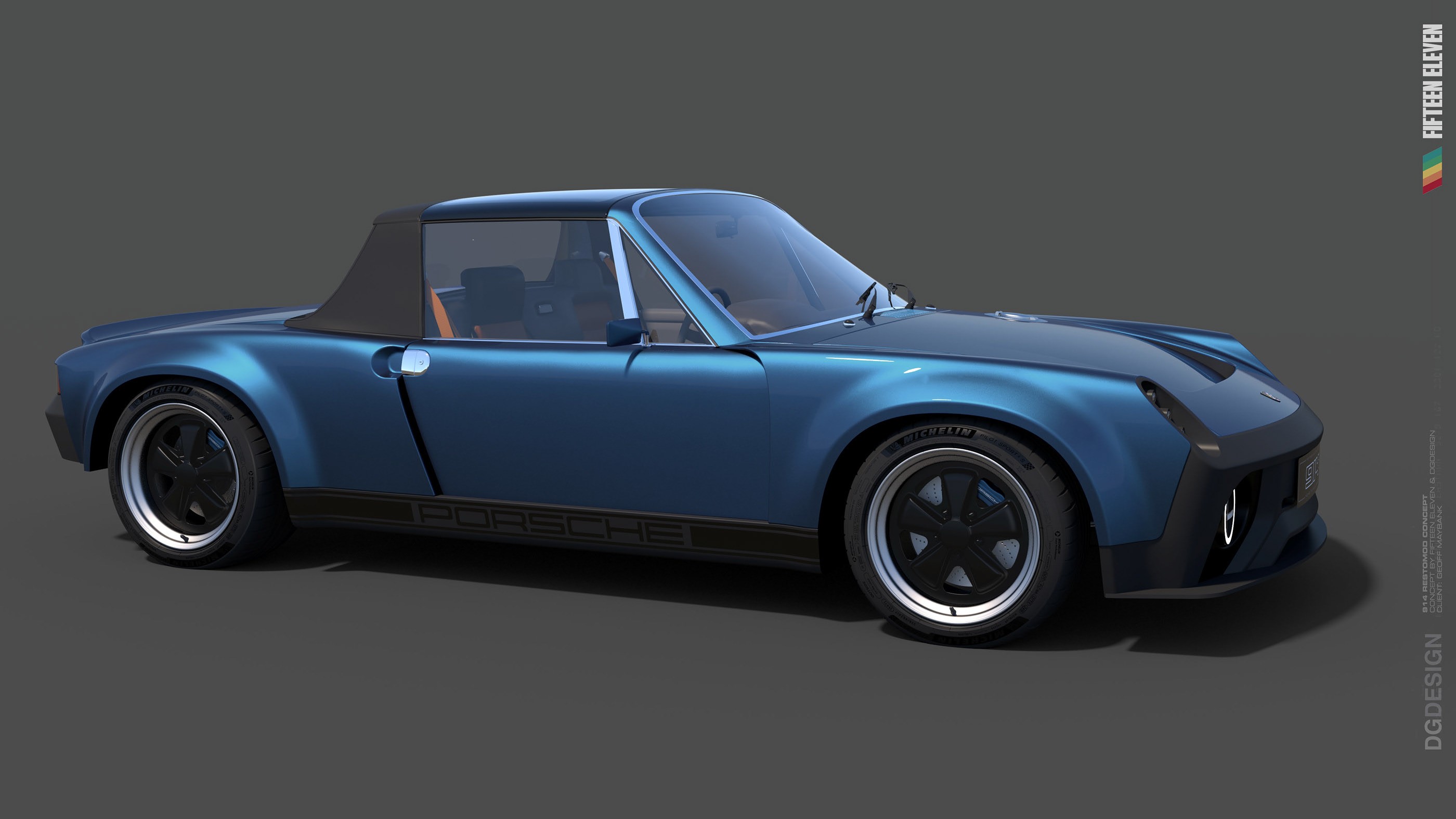 Widebody Porsche 914 with Cayman S Boxer Engine