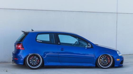Stanced Volkswagen Golf
