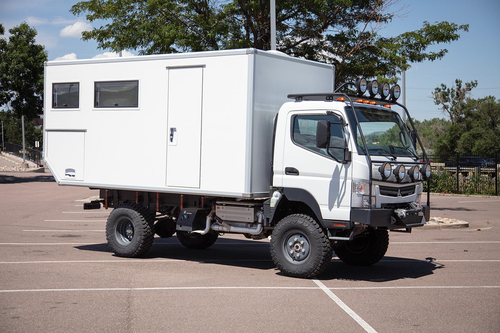 2017 Mitsubishi Fuso Canter FG4x4 with Habitat Shell