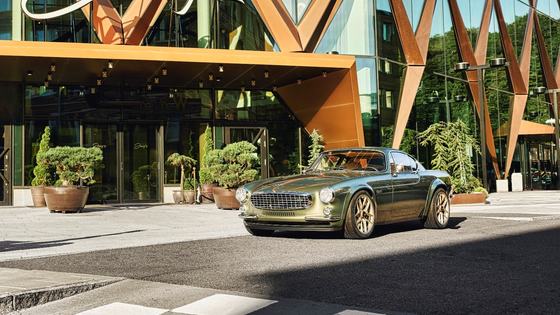 Turbocharged Cyan GT Volvo P1800 Restomod