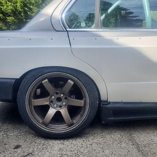 Big Duck Club BMW E30 Sedan with M3 Overfenders