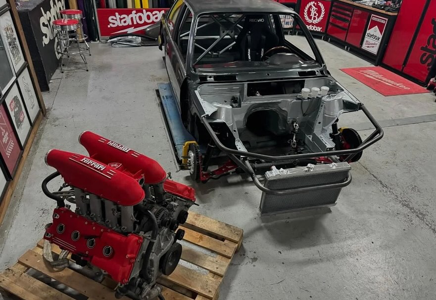 Ferrari Engine Swapped BMW E30