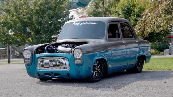 Turbocharged LS3-Powered 1959 Ford Prefect