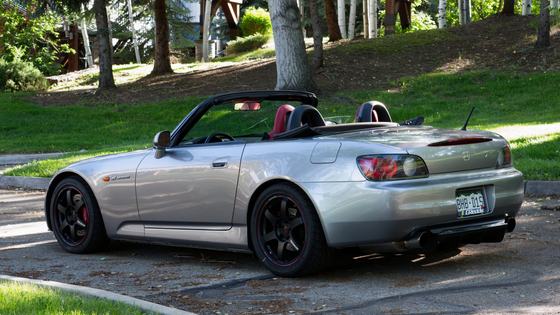 Modified 2001 Honda S2000 with Volk Racing Wheels