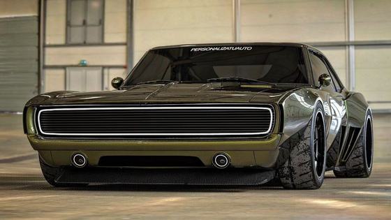 Rendered 1969 Chevy Camaro Restomod Concept