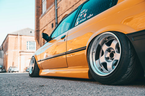 B48-Swapped BMW E30 in Bahama Gold