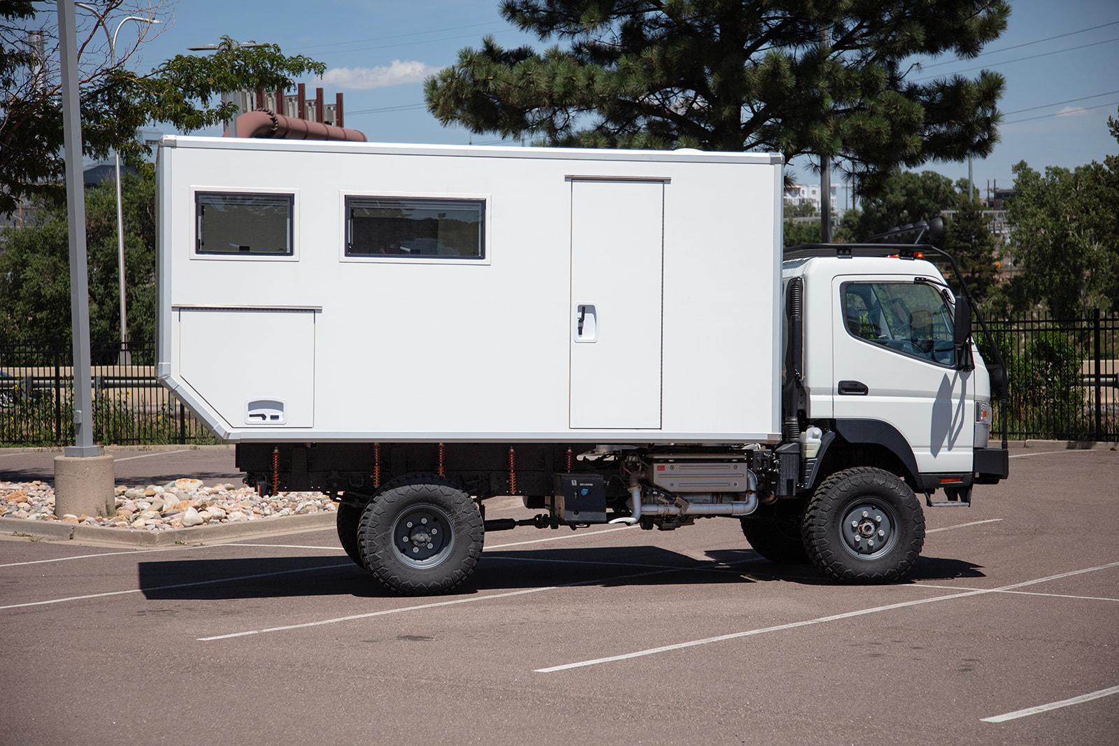 2017 Mitsubishi Fuso Canter FG4x4 with Habitat Shell