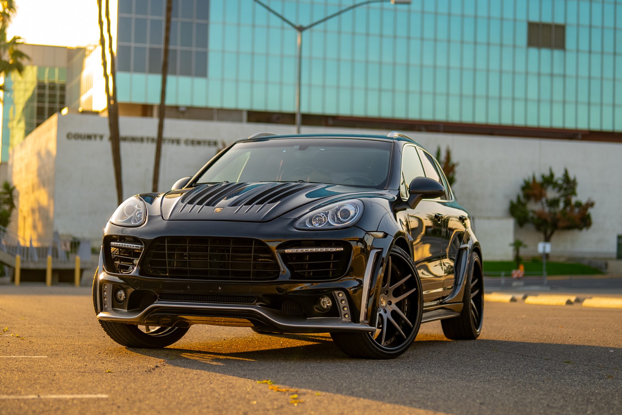 2013 Porsche Cayenne S with Wald Black Bison Kit