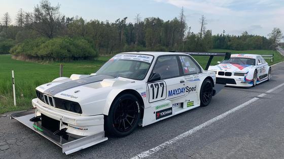 S62 V8 BMW E30 Hillclimb Race Car