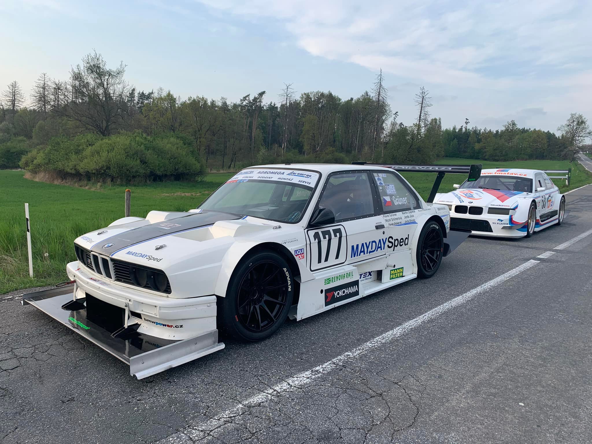 S62 V8 BMW E30 Hillclimb Race Car