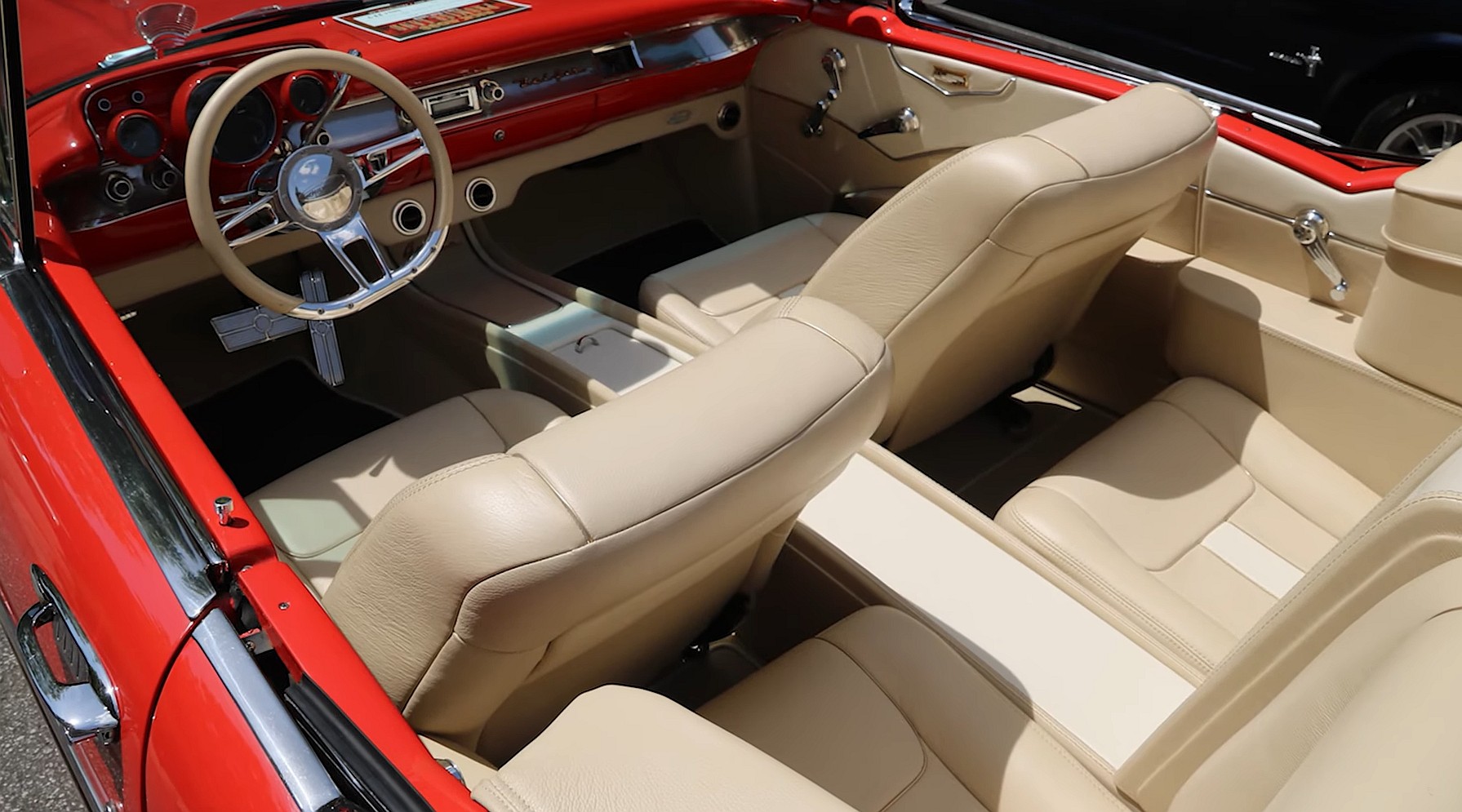 24-Inch Wheels on a 1957 Chevrolet Bel Air Convertible