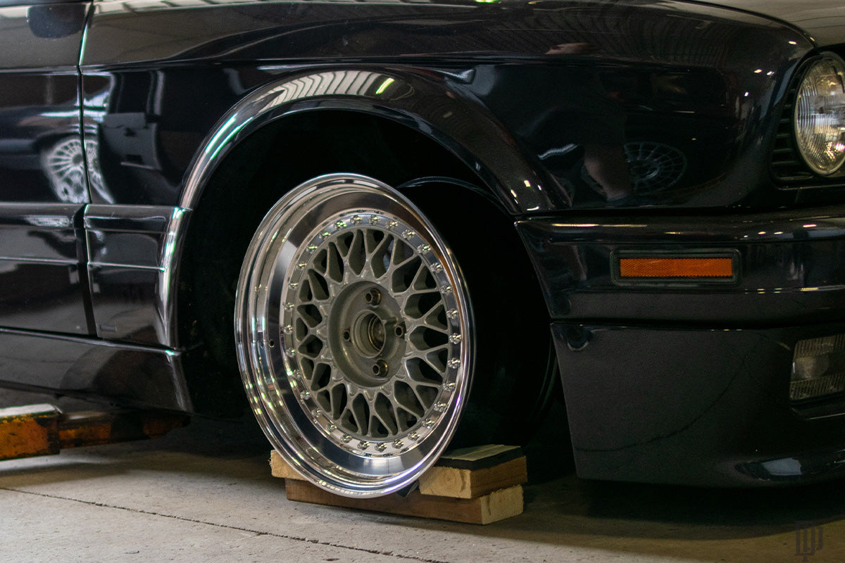 MTech 2 BMW E30 Cabriolet with CAtuned Coilovers