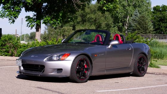Modified 2001 Honda S2000 with Volk Racing Wheels