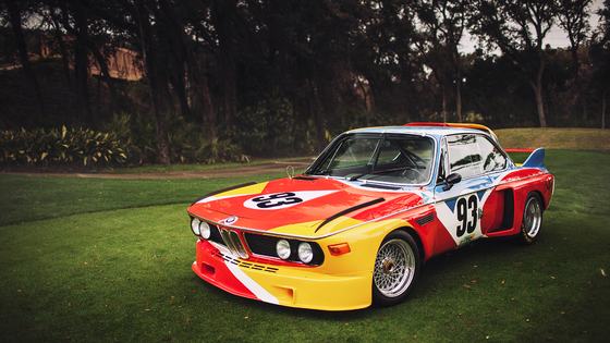 1975 BMW E9 3.0 CSL by Alexander Calder