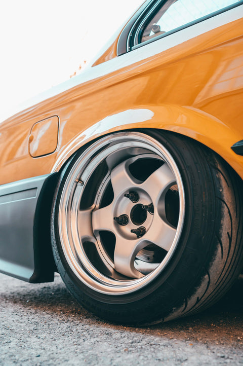 B48-Swapped BMW E30 in Bahama Gold