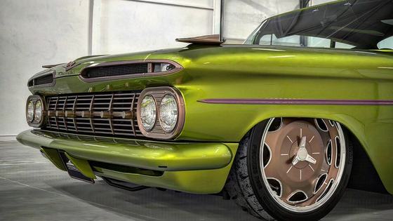 1959 Chevy Biscayne Restomod with Raceline Wheels
